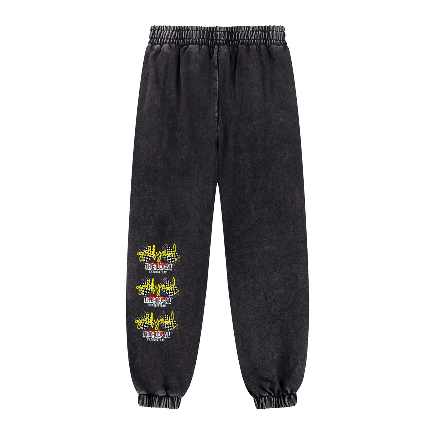 The Local Racing x Goldyard PT.1 . Heavyweight Snow Wash Sweatpants
