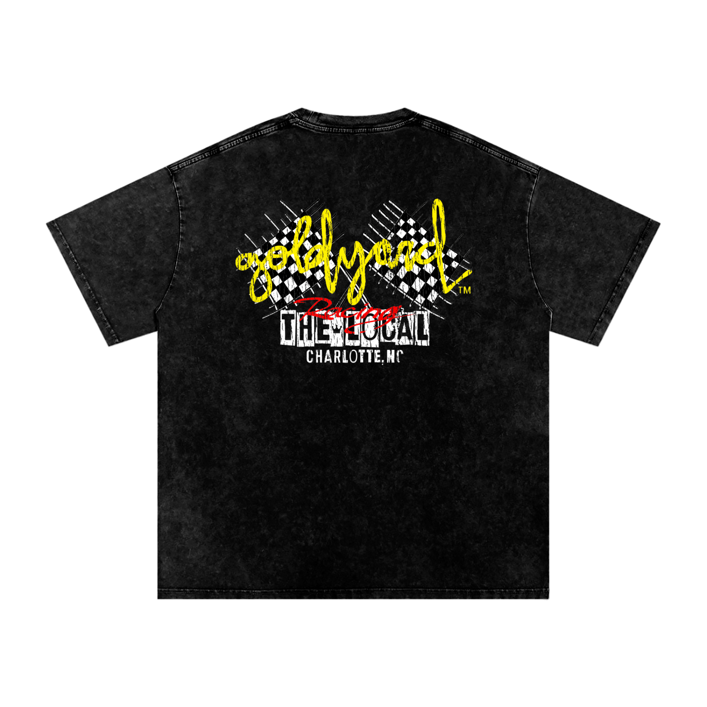 The Local Racing x Goldyard PT.1 . Stone Wash Basic Tee