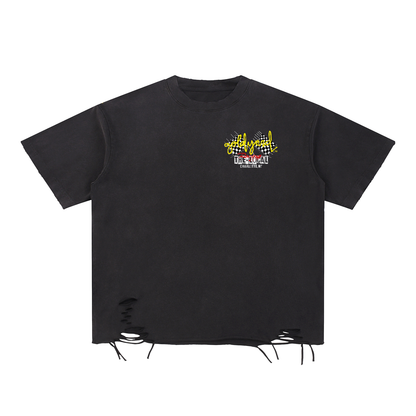 The Local Racing x Goldyard PT.1 . Distressed Tee