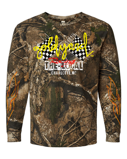 Local Racing x Goldyard . Camo LS Tee